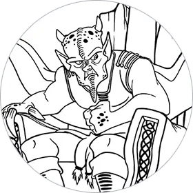 Grife coloring page