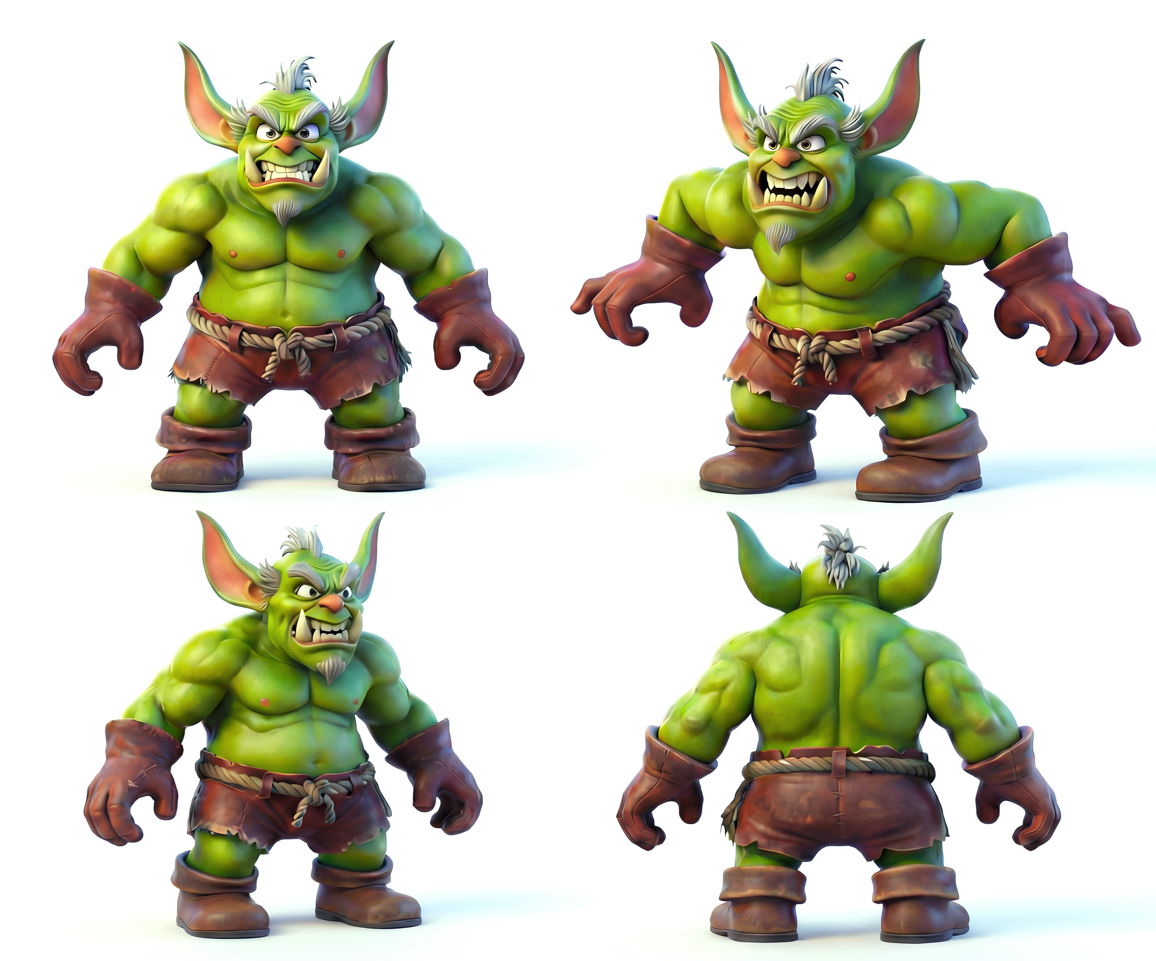 Flarg, a 3D-rendered character from Zach's Quest
