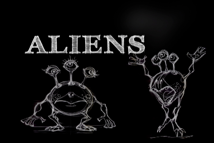 How to draw Cartoon Aliens