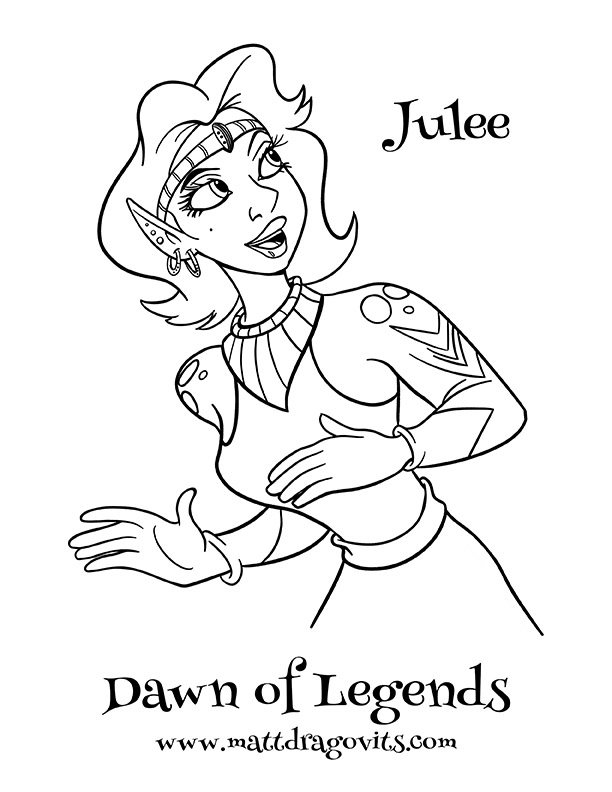 Julee the sorceress elf