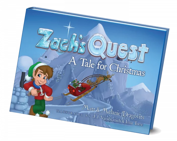 A Tale for Christmas Zach's Quest picture book cover by Matt Dragovits