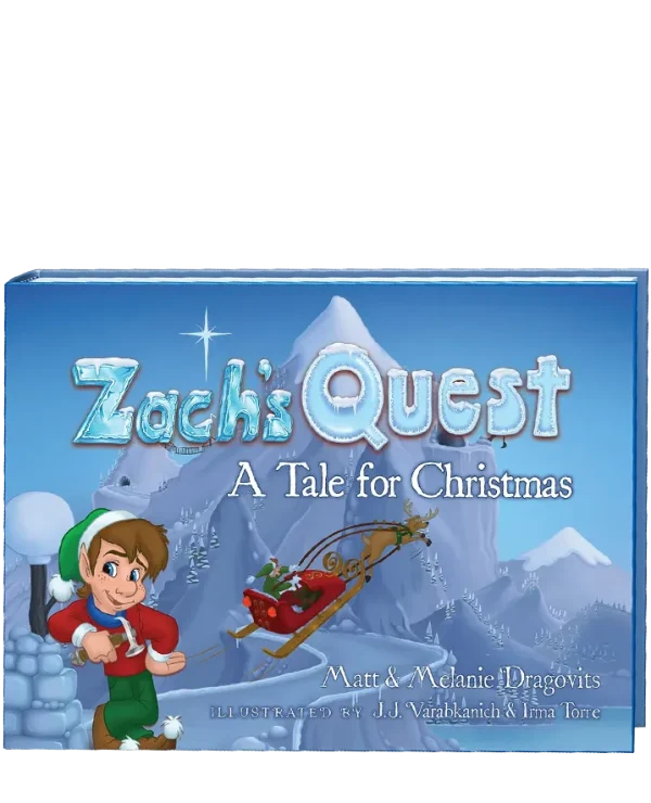 A Tale for Christmas Zach's Quest picture book cover by Matt Dragovits