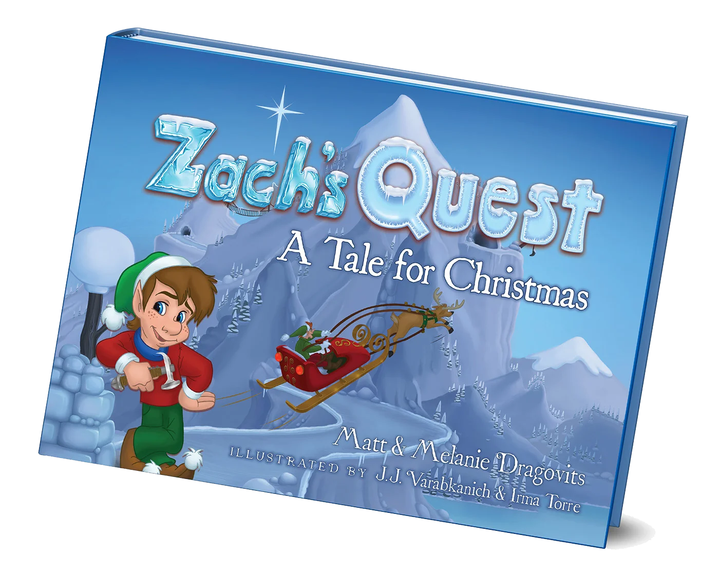 A Tale for Christmas Zach's Quest picture book cover by Matt Dragovits
